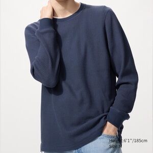Uniqlo - Navy Thermal Tee